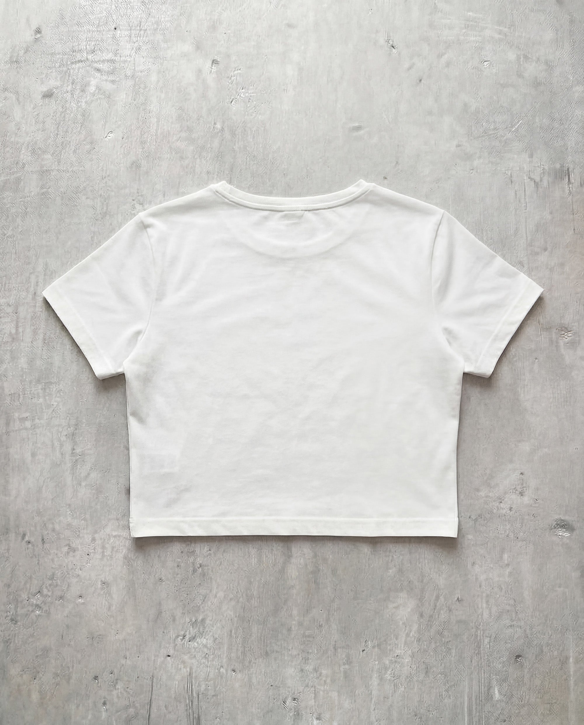 Bad And Classy White Crop Tee