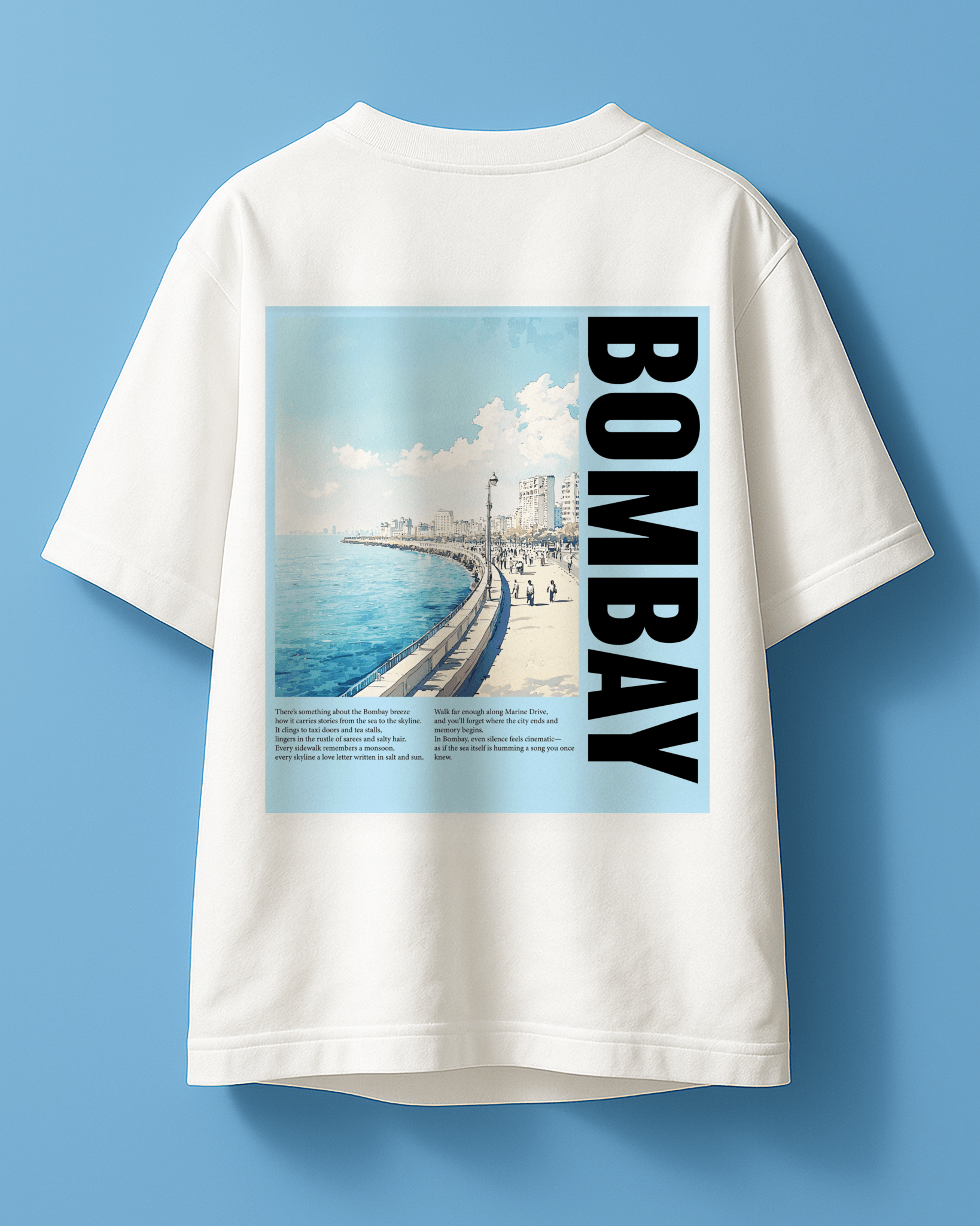 Bombay Club Boxy Fit Oversized T-Shirt [UNISEX] from FKAHUMANS | Premium Streetwear