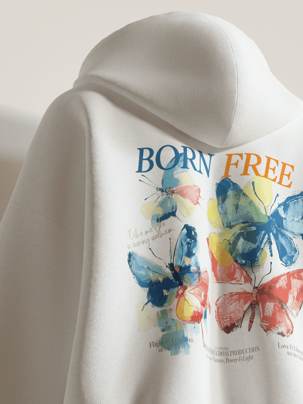 Born Free Hooded Sweatshirt [UNISEX] from FKAHUMANS | Premium Streetwear