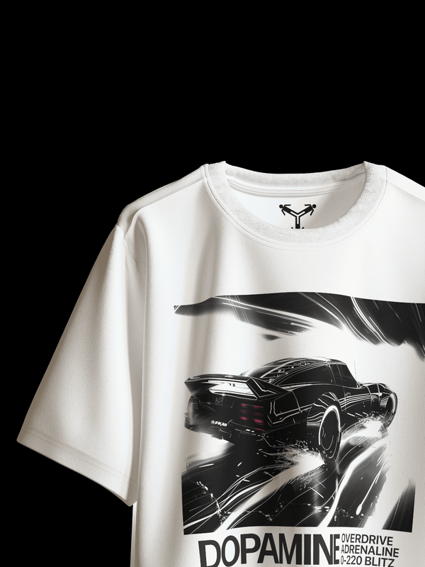 DOPAMINE Boxy Fit Oversized T-Shirt [UNISEX] from FKAHUMANS | Premium Streetwear