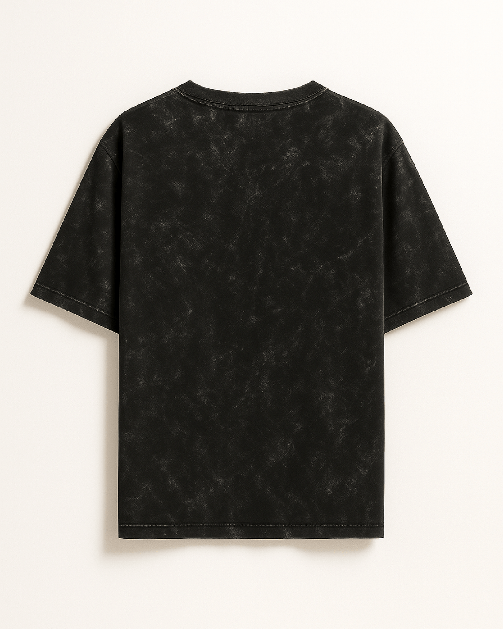 FadeTech Elite Tee – Black Mineral Wash | 240 GSM Oversized Fit from FKAHUMANS | Premium Streetwear