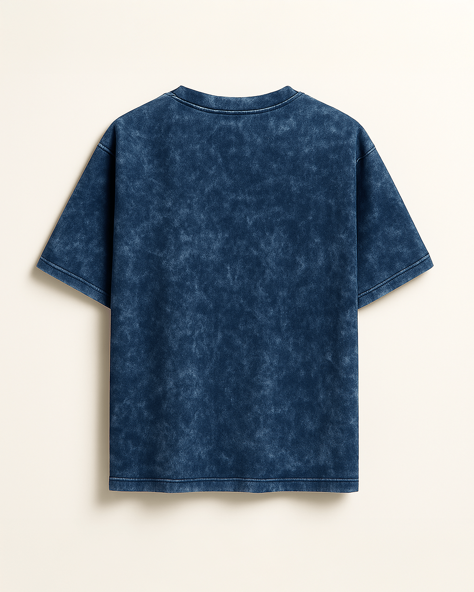FadeTech Elite Tee – Deep Sea Blue Mineral Wash | 240 GSM Oversized Fit from FKAHUMANS | Premium Streetwear