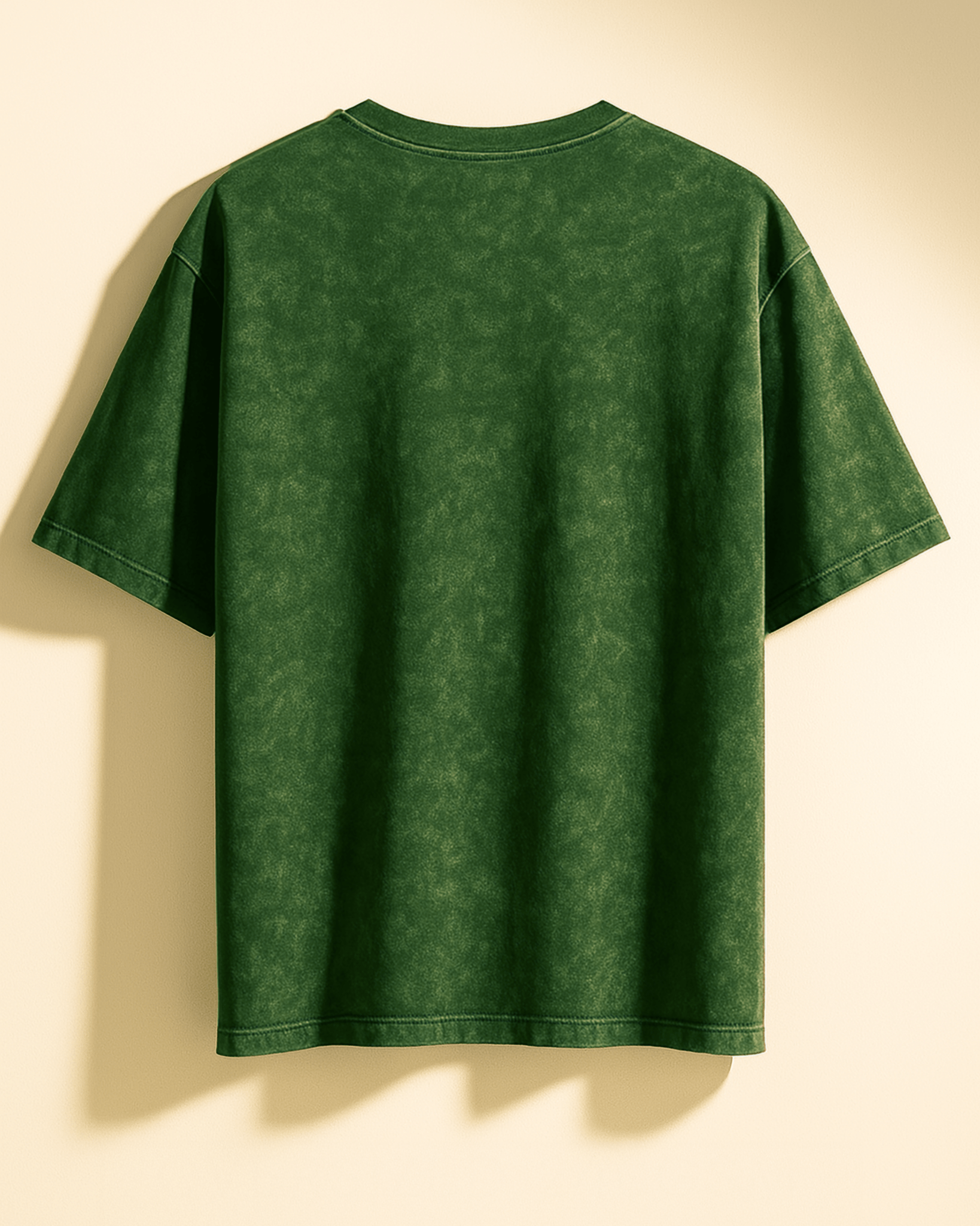 FadeTech Elite Tee – Olive Royale Mineral Wash | 240 GSM Oversized Fit from FKAHUMANS | Premium Streetwear