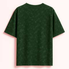 FadeTech Elite Tee – Olive Royale Mineral Wash | 240 GSM Oversized Fit from FKAHUMANS | Premium Streetwear