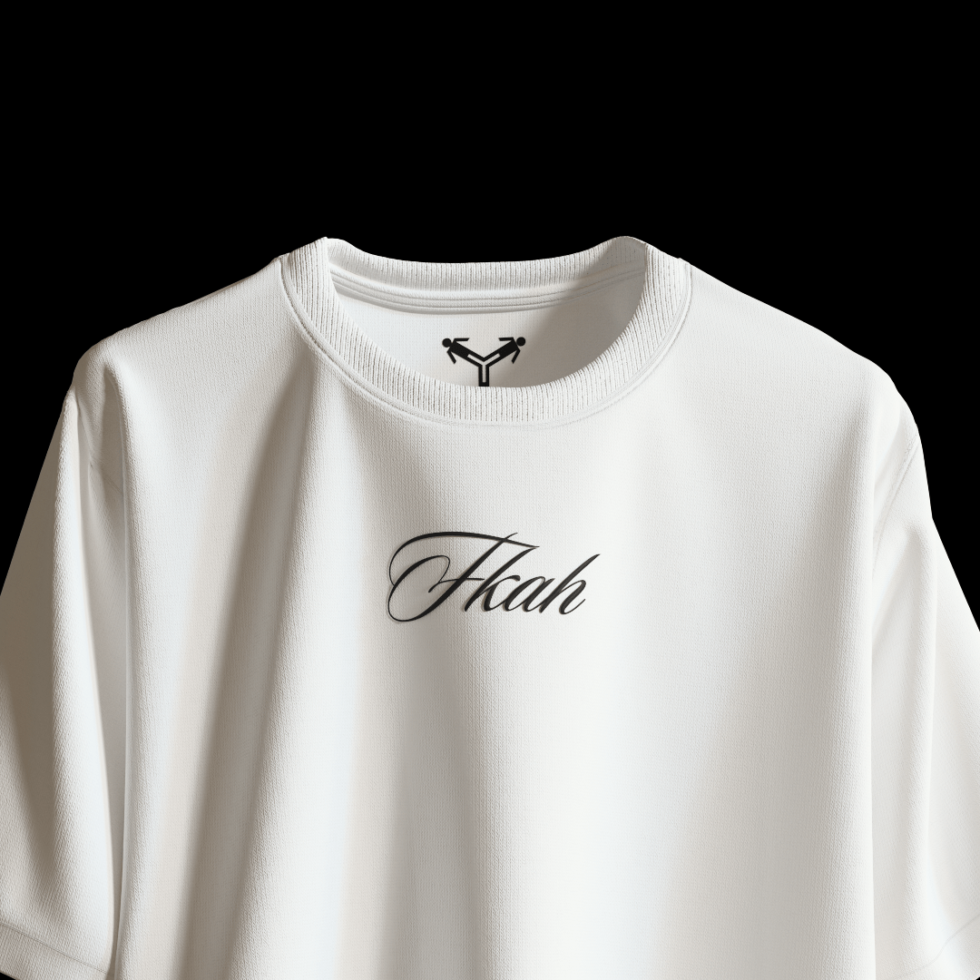 Faith White Oversized T-Shirt [UNISEX] from FKAHUMANS | Premium Streetwear