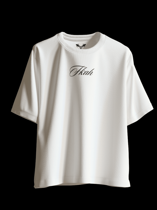 Faith White Oversized T-Shirt [UNISEX] from FKAHUMANS | Premium Streetwear