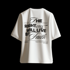 Faith White Oversized T-Shirt [UNISEX] from FKAHUMANS | Premium Streetwear