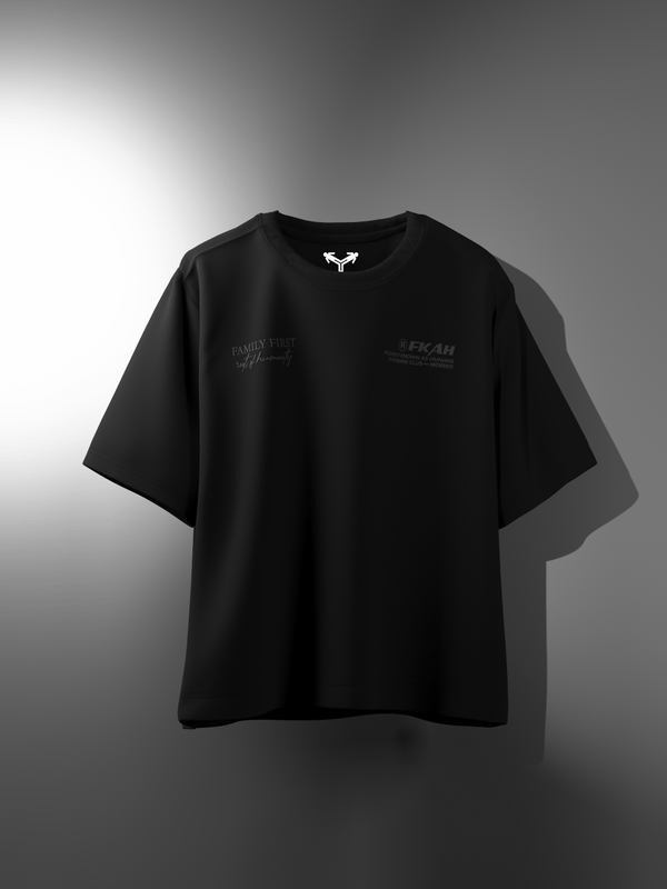 Family First Boxy Fit Oversized T-Shirt [UNISEX] from FKAHUMANS | Premium Streetwear