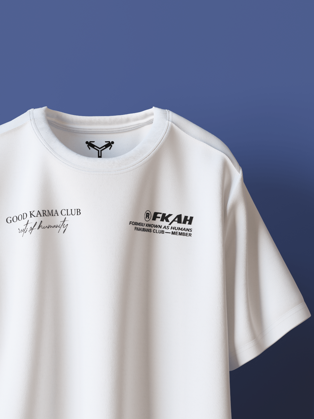 Good Karma Club Fit Oversized T-Shirt [UNISEX] from FKAHUMANS | Premium Streetwear