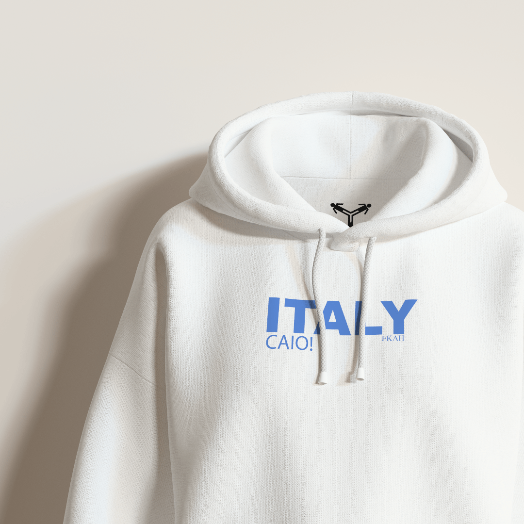 Italy Hooded Sweatshirt [UNISEX] from FKAHUMANS | Premium Streetwear