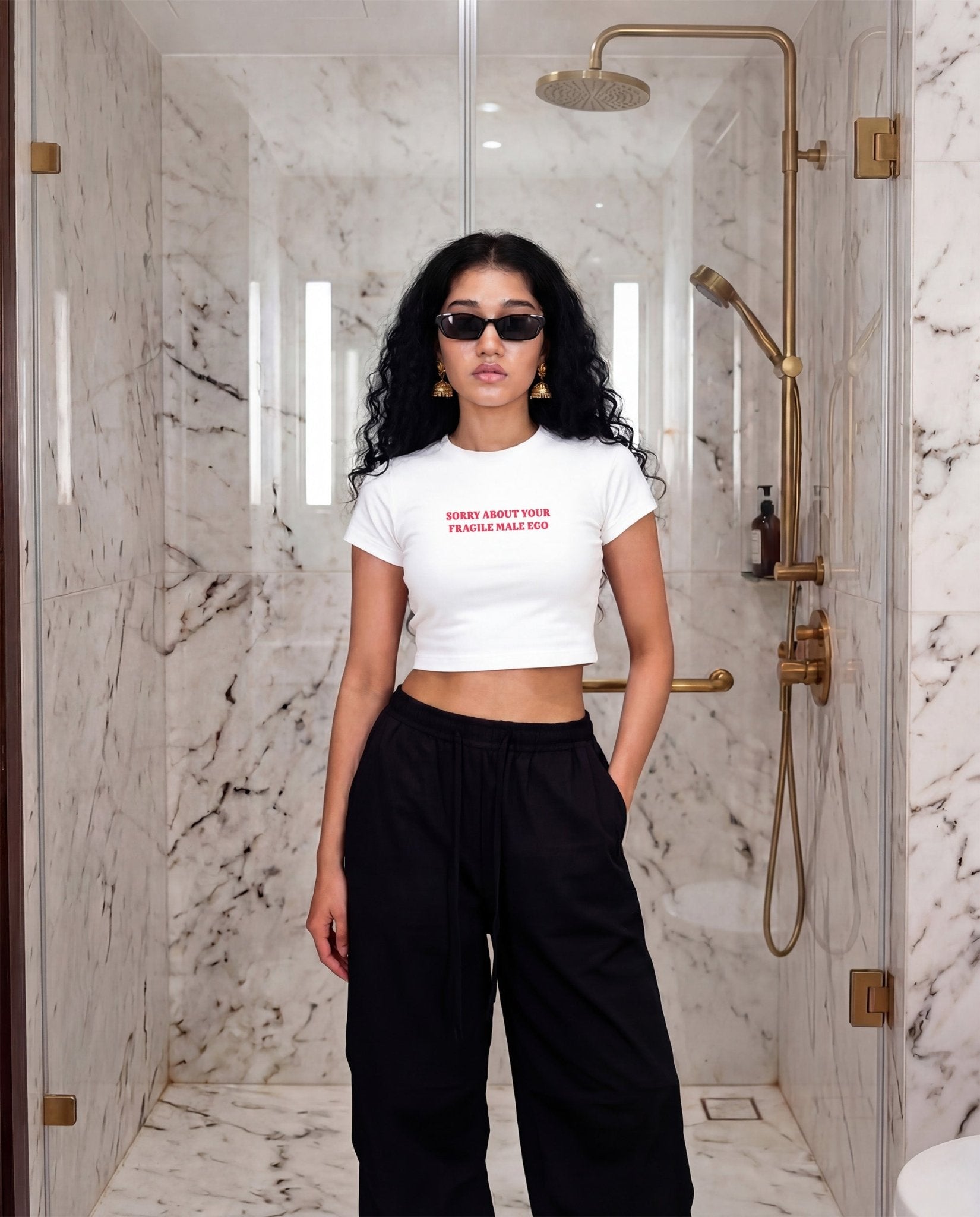 Male Ego Crop Tee from FKAHUMANS | Premium Streetwear