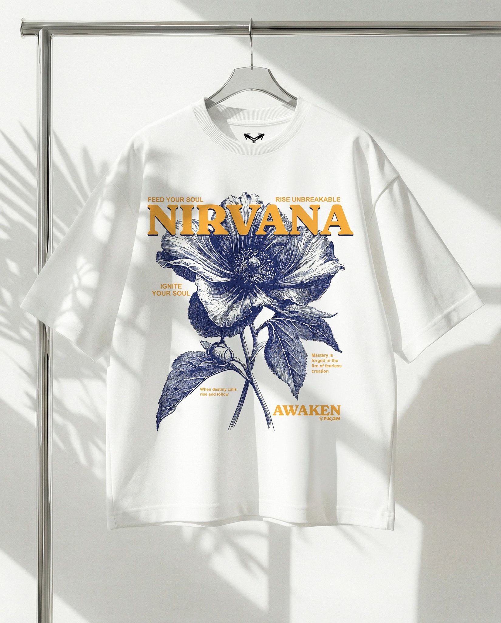 NIRVANA Boxy Fit Oversized T-Shirt [UNISEX] from FKAHUMANS | Premium Streetwear