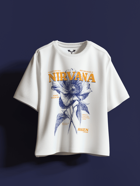 NIRVANA Boxy Fit Oversized T-Shirt [UNISEX] from FKAHUMANS | Premium Streetwear