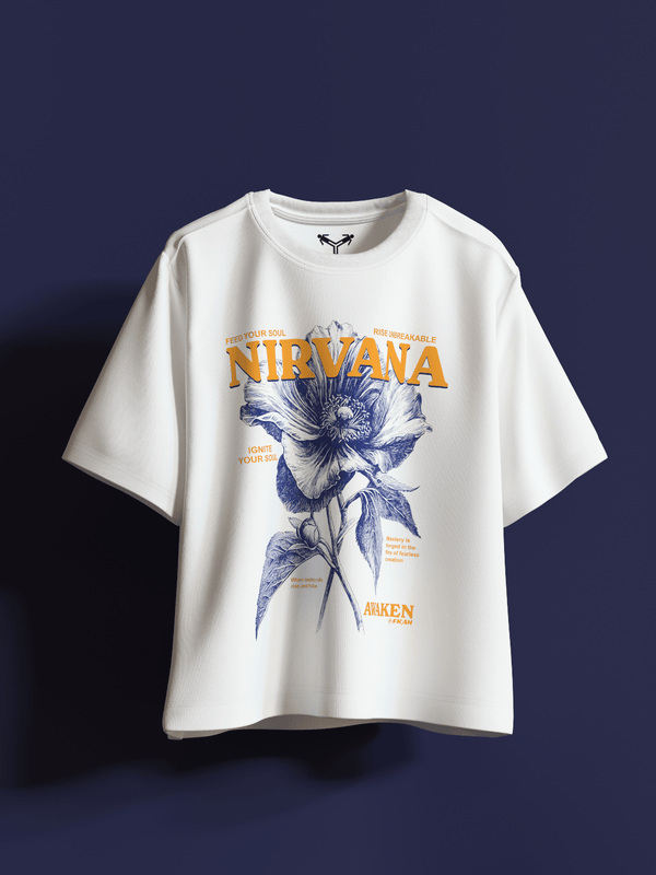 NIRVANA Boxy Fit Oversized T-Shirt [UNISEX] from FKAHUMANS | Premium Streetwear