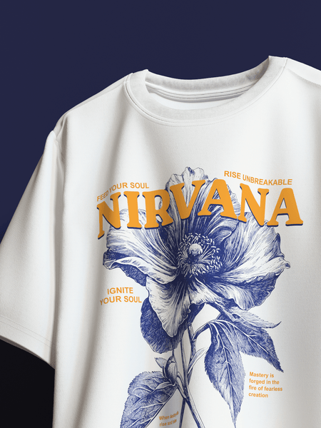 NIRVANA Boxy Fit Oversized T-Shirt [UNISEX] from FKAHUMANS | Premium Streetwear