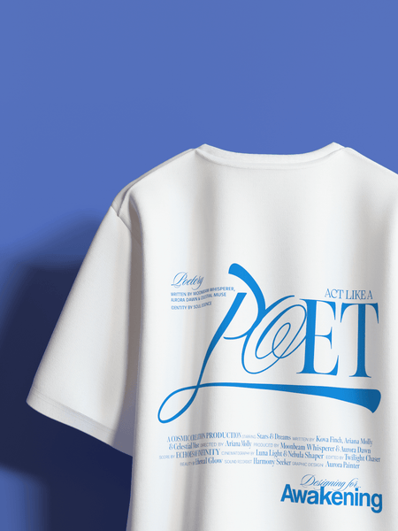POET Boxy Fit Oversized T-Shirt [UNISEX] from FKAHUMANS | Premium Streetwear