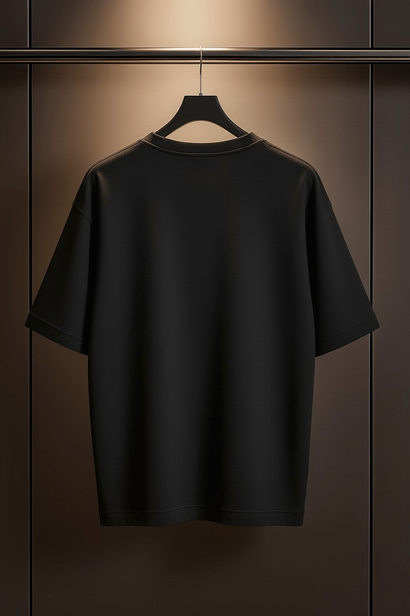 PURE FORM Black Boxy Fit Oversized T-Shirt [UNISEX] from FKAHUMANS | Premium Streetwear
