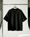 PURE FORM Black Boxy Fit Oversized T-Shirt [UNISEX] from FKAHUMANS | Premium Streetwear