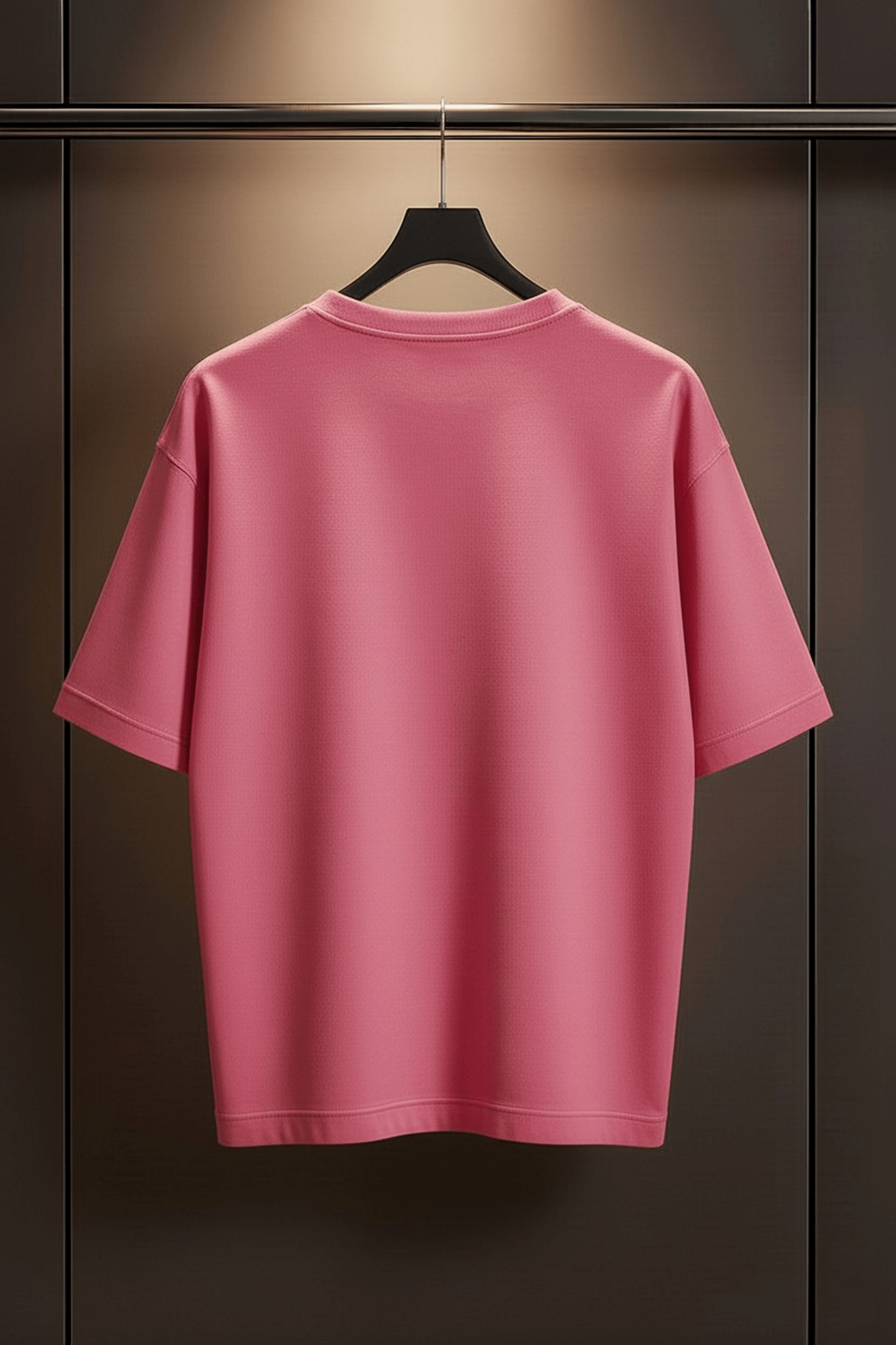 PURE FORM Flamingo pink Boxy Fit Oversized T-Shirt [UNISEX] from FKAHUMANS | Premium Streetwear
