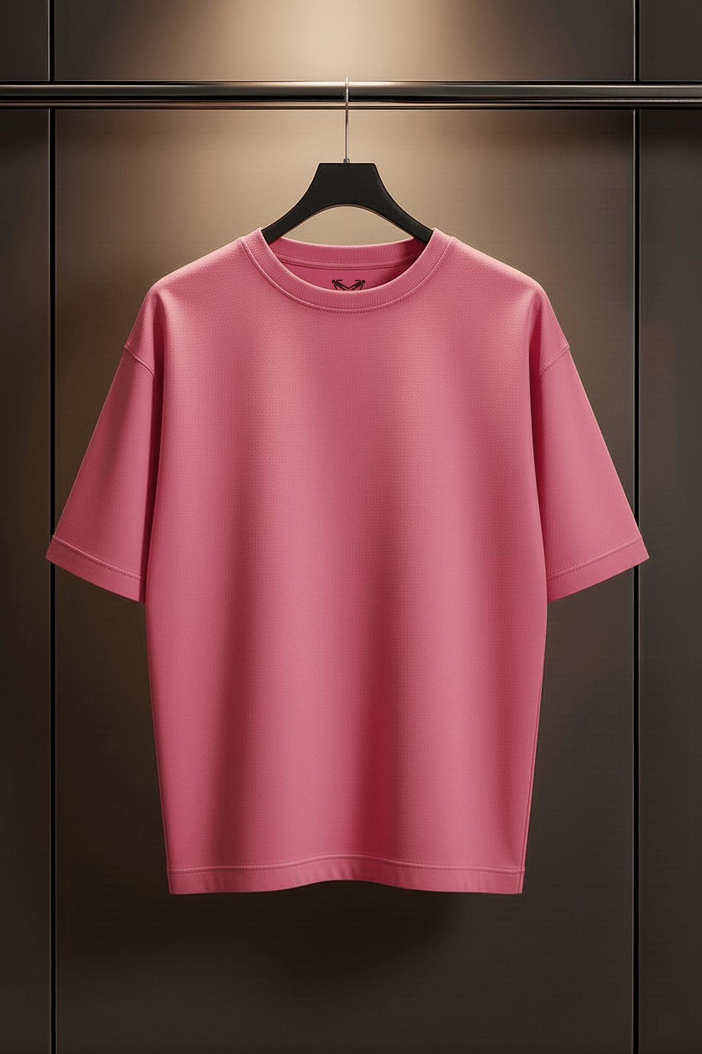PURE FORM Flamingo pink Boxy Fit Oversized T-Shirt [UNISEX] from FKAHUMANS | Premium Streetwear