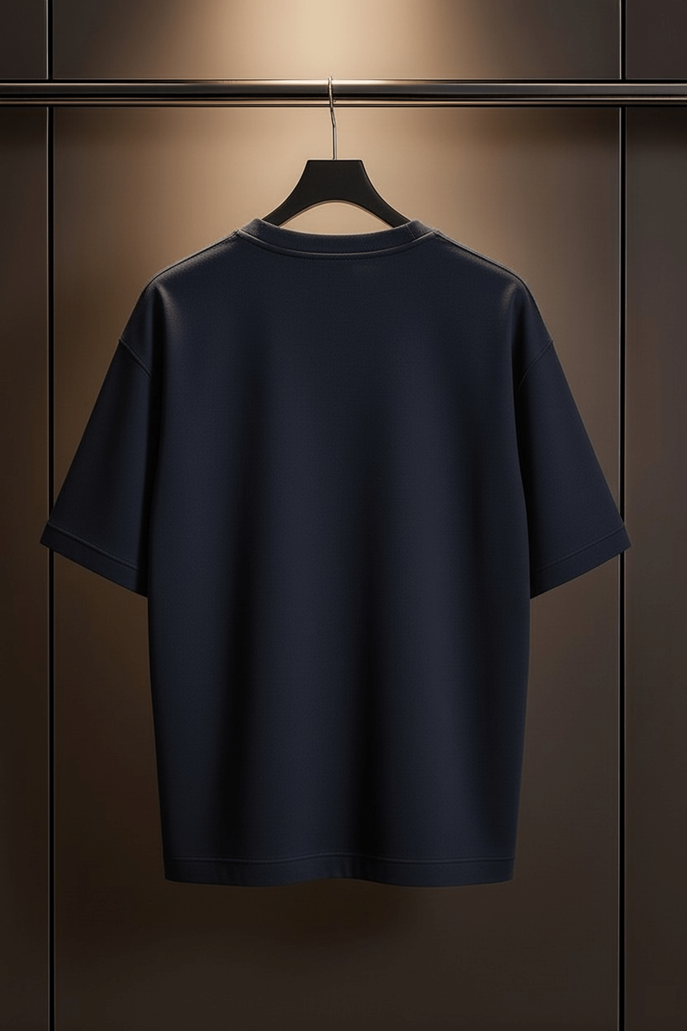 PURE FORM Obsidian Navy Boxy Fit Oversized T-Shirt [UNISEX] from FKAHUMANS | Premium Streetwear