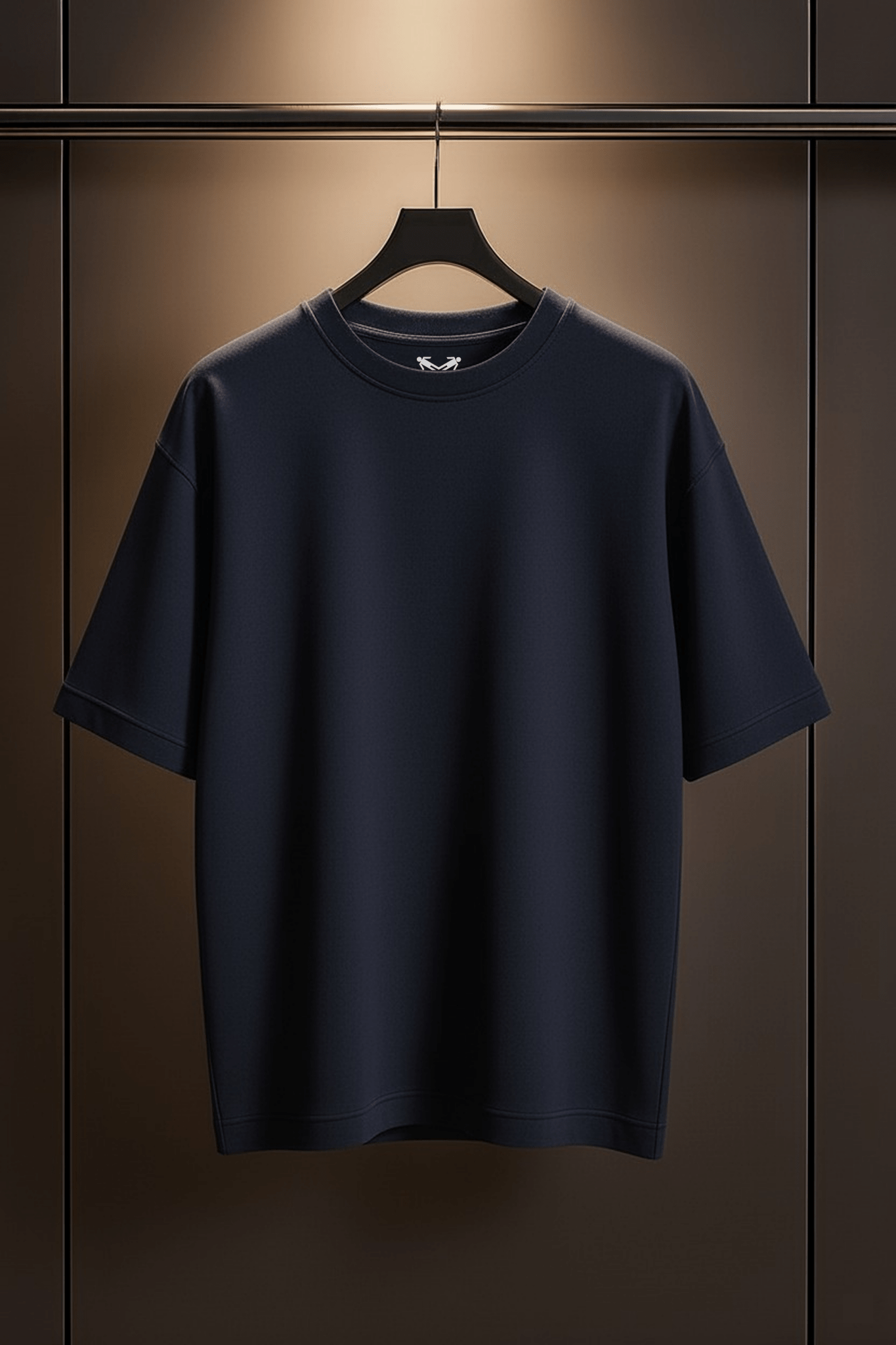 PURE FORM Obsidian Navy Boxy Fit Oversized T-Shirt [UNISEX] from FKAHUMANS | Premium Streetwear
