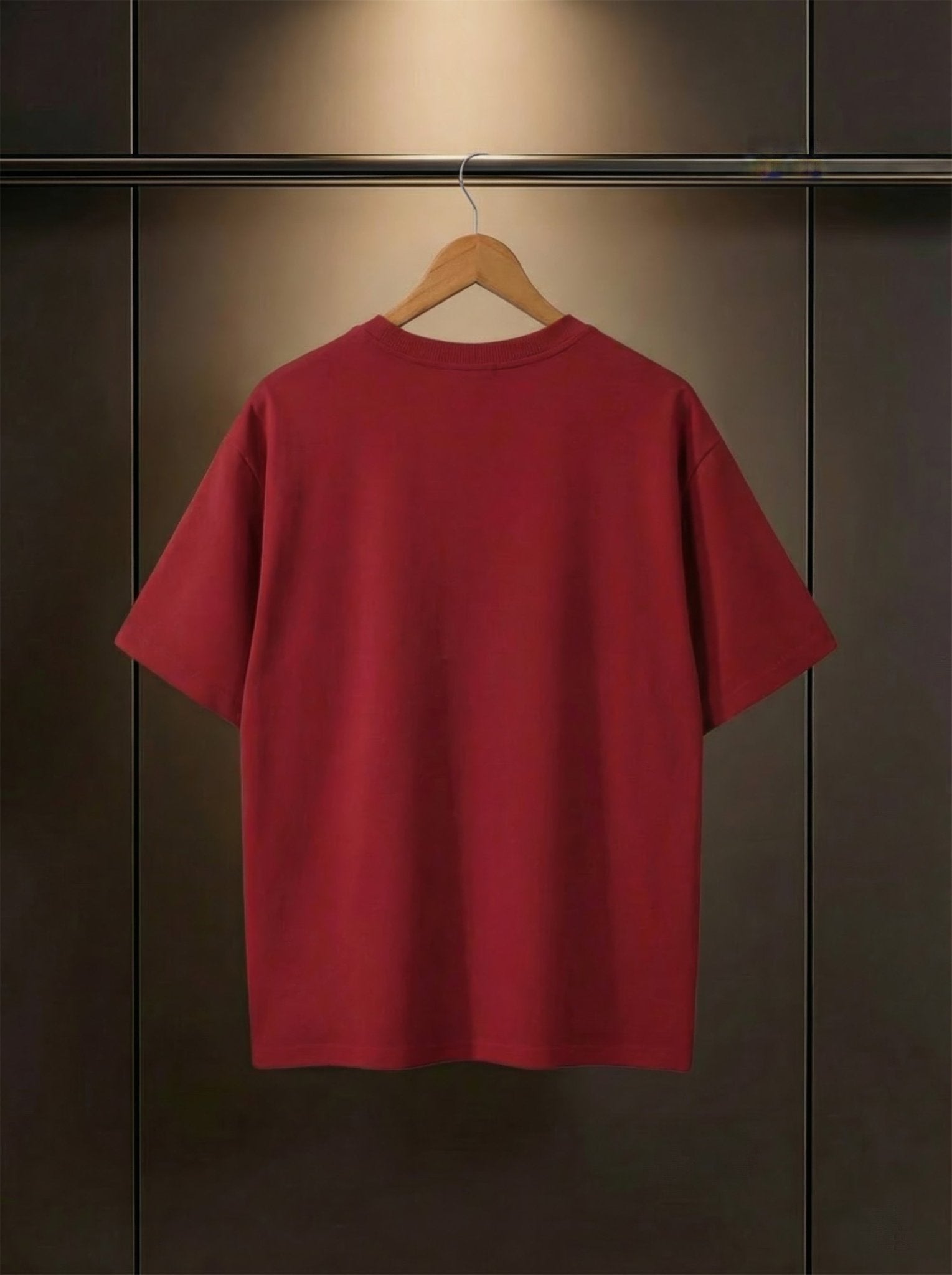 PURE FORM Red Boxy Fit Oversized T-Shirt [UNISEX] from FKAHUMANS | Premium Streetwear