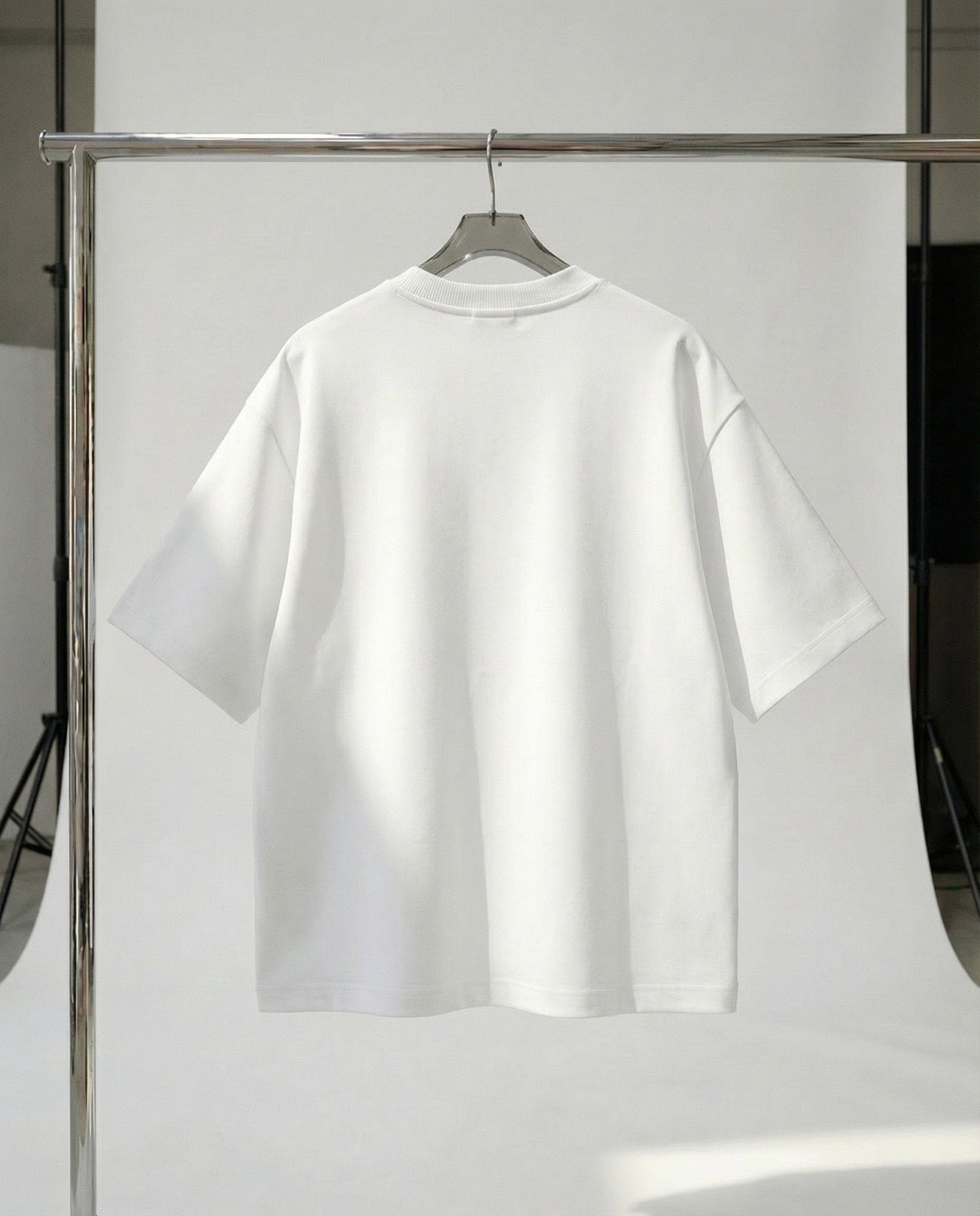 PURE FORM White Boxy Fit Oversized T-Shirt [UNISEX] from FKAHUMANS | Premium Streetwear