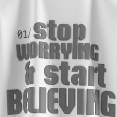 Start Believing Oversized T-Shirt [UNISEX] from FKAHUMANS | Premium Streetwear