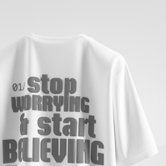 Start Believing Oversized T-Shirt [UNISEX] from FKAHUMANS | Premium Streetwear