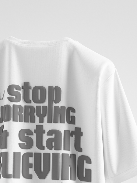 Start Believing Oversized T-Shirt [UNISEX] from FKAHUMANS | Premium Streetwear